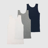 Boys 3pk Cotton Singlet