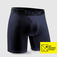 Concrete-No Bounce Quick Dry No Chafe Boxer Brief - Long Leg-S
