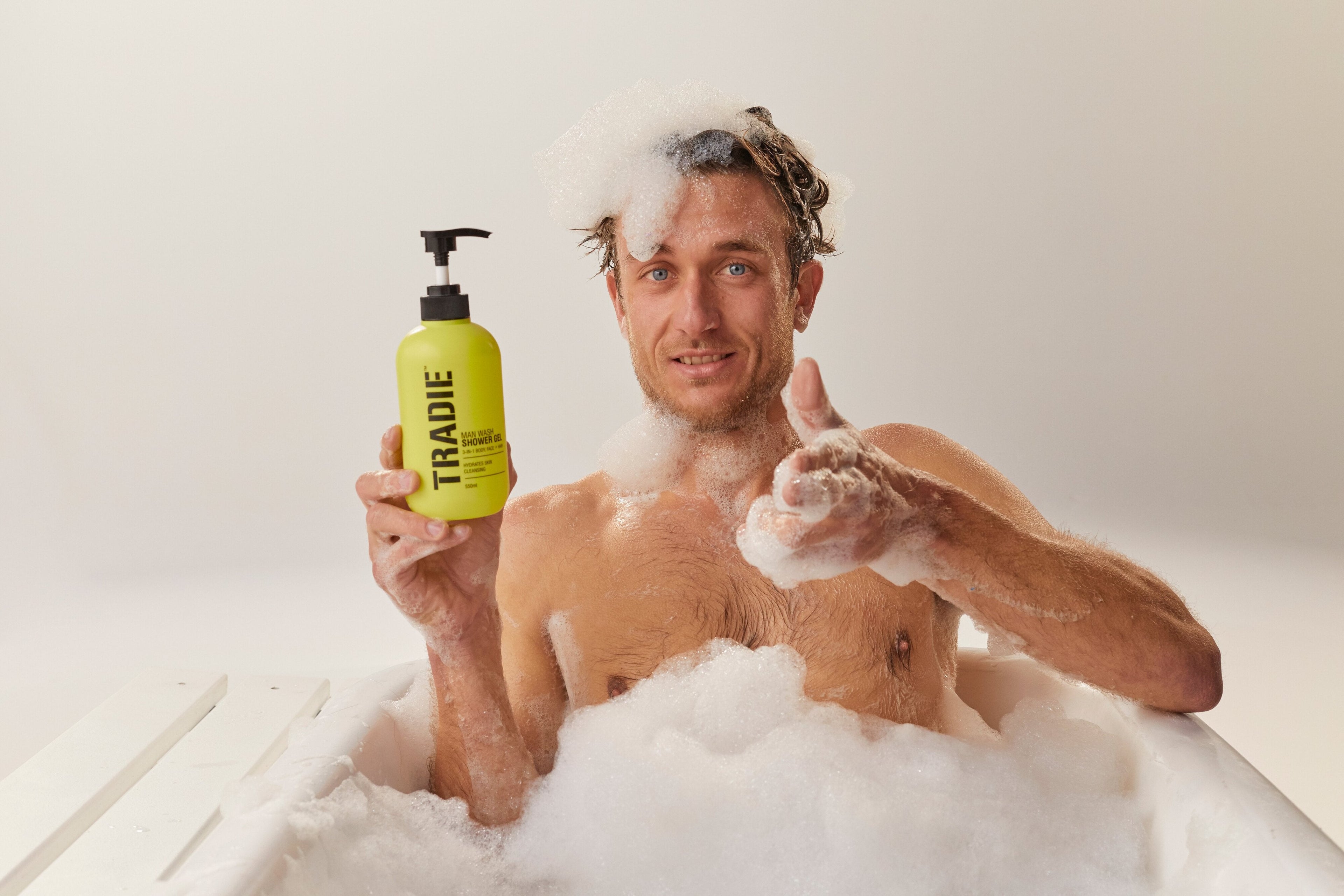 The Inspired Unemployed returns to launch Tradie’s body wash