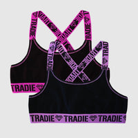 Girls 2Pk Cross Back Crop
