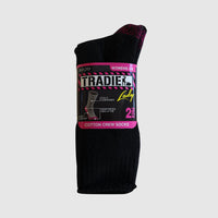 2Pk Cotton Crew Heavy Duty