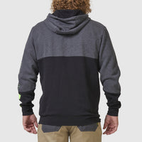 Block Zip Up Hoodie