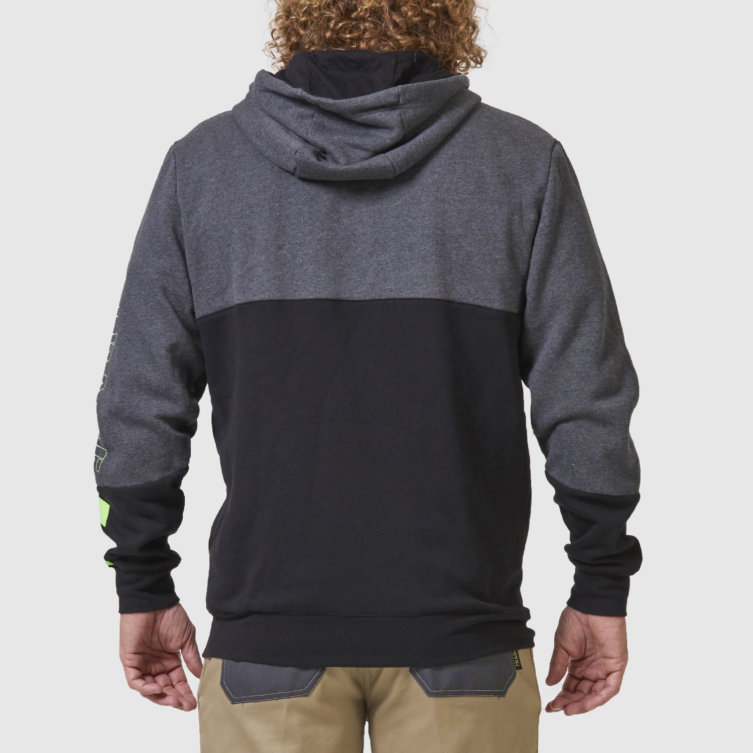 Block Zip Up Hoodie
