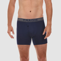 No Bounce Quick Dry Mid Boxer Brief