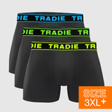 3pk Big Fella Bamboo Fitted Trunks