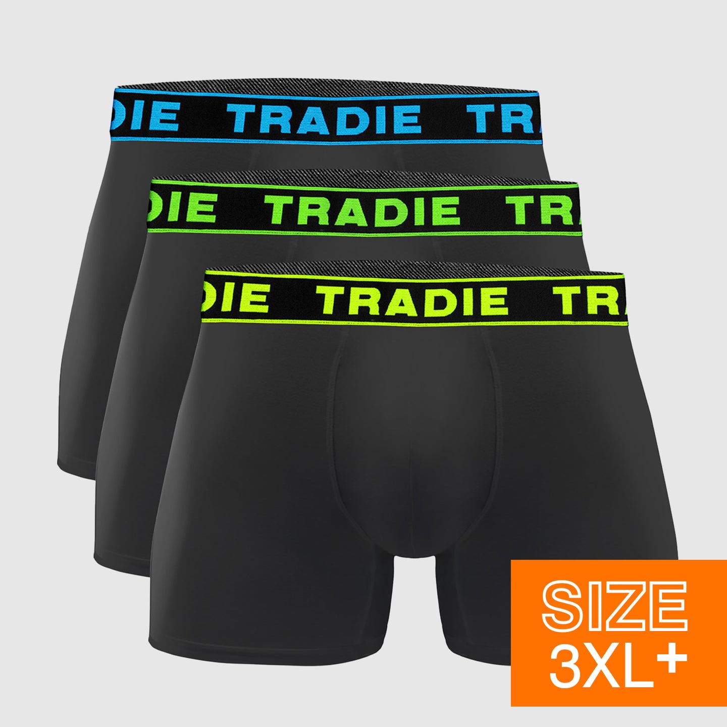 3pk Big Fella Bamboo Fitted Trunks
