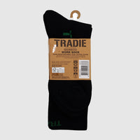 2pk Ribbed Bamboo Work Crew Sock