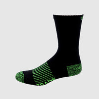 3pk Ribbed Cotton Blend Crew Sock