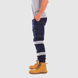 Cuffed Flex Skinny Pant with 2 Tape