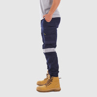 Cuffed Flex Skinny Pant with Tape